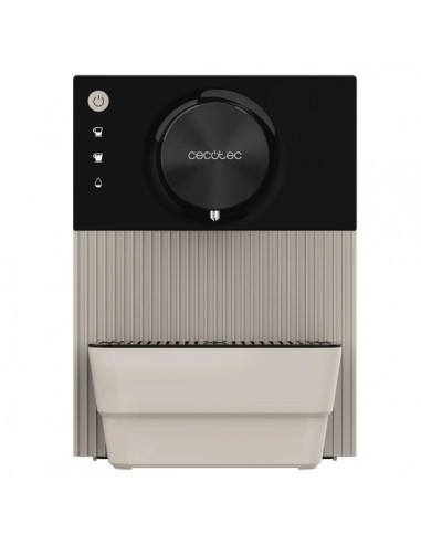 Cecotec Cremmaet Cube Beige Cafetera Superautomatica - 19bar - Deposito de 1.1L - Sistema de Prensado y Pre-Infusion -