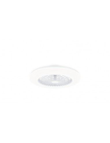 Philips Amigo Flat Fan Ceiling IR RD Ventilador de Techo con Luz LED Hasta 6500K - 60 25W - Mando a Distancia - Color Blanco