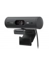 Logitech Brio 505 Webcam - 1080P - Zom Digital 4X - Enfoque Automatico - Microfono Estero - Negro