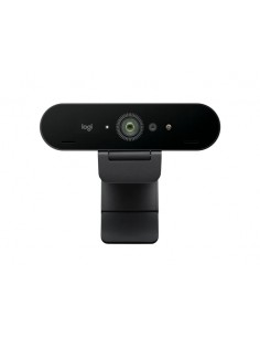 Logitech Brio 4K Webcam - Zom Digital 5X - Enfoque Automatico - Doble Microfono integrado - Negro