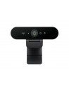 Logitech Brio 4K Webcam - Zom Digital 5X - Enfoque Automatico - Doble Microfono integrado - Negro