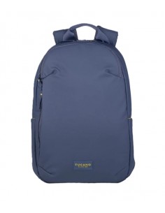Tucano Laser Mochila Portatil 16" - Banda para Trolley - Respaldo y Correas Alcochados - Bolsillo Antirrobo - Color Azul