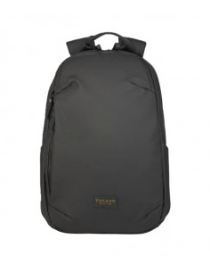 Tucano Laser Mochila Portatil 16" - Banda para Trolley - Respaldo y Correas Alcochados - Bolsillo Antirrobo - Color Negro