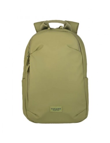 Tucano Laser Mochila Portatil 16" - Banda para Trolley - Respaldo y Correas Alcochados - Bolsillo Antirrobo - Color Verde