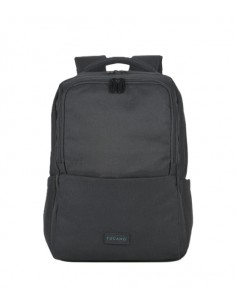 Tucano Sirio Mochila Portatil 15 6" - Banda para Trolley - Bolsillos para Botella y Paraguas - Color Negro