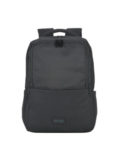 Tucano Sirio Mochila Portatil 15 6" - Banda para Trolley - Bolsillos para Botella y Paraguas - Color Negro