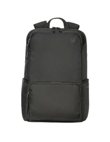 Tucano Terras Mochila Portatil 15 6" - Banda para Trolley - Correas Alcochadas - Bolsillo Antirrobo - Color Negro