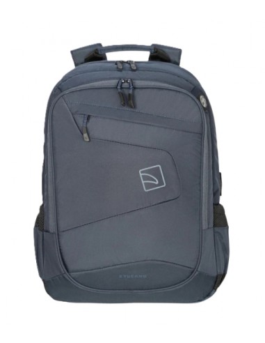 Tucano Lato Mochila Portatil 17" - Respaldo y Correas Acolchados - Doble Compartimento - Bolsillos para Botella y Paraguas -