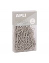 Apli Up North Pack con 140 Clips de Metal 28mm - Color Gris