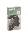 Apli Up North Pack con 15 Pinzas de Metal 19mm - Color Caqui