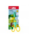 Apli Kids Tijera Escolar Creativa 13.5cm - Corte Dentado - Color Verde Amarillo