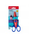 Apli Kids Tijera Escolar Creativa 13.5cm - Corte en Zig Zag - Color Rojo Azul