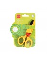 Apli Kids Tijera Preescolar 12cm - Sistema de Seguridad que Evita Cortes en la Piel-el Pelo o la Ropa - Con Formas de