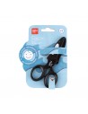 Apli Kids Tijera Preescolar 12cm - Sistema de Seguridad que Evita Cortes en la Piel-el Pelo o la Ropa - Con Formas de