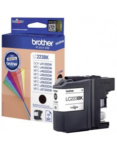 Brother LC223 Negro Cartucho de Tinta Original - LC223BKBP
