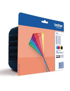 Brother LC223 Pack de 4 Cartuchos de Tinta Originales - LC223VALBP