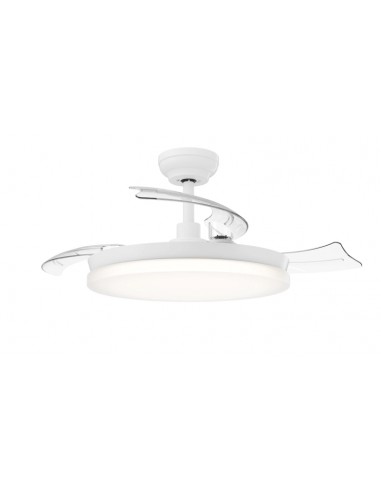 Philips Tynl Retractable Fan Ceiling Ventilador de Techo con Luz LED Hasta 5500K - Aspas Retractiles - 35W Ventilador-28W