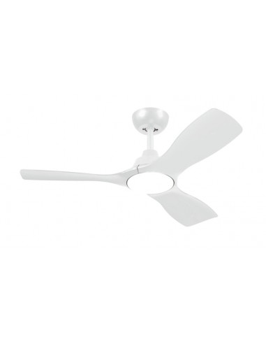 Philips Olas Fan Ceiling Ventilador de Techo con Luz LED Hasta 6500K - Aspas Fijas - 30W Ventilador-24W Luz - Mando a