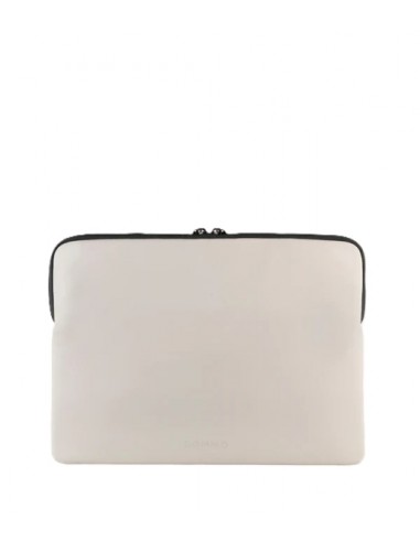 Tucano Gommo Sleeve Funda Portatil 15 6" - Material Engomado Impermeable - Bolsillo para Accesorios - Color Gris