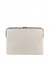 Tucano Gommo Sleeve Funda Portatil 15 6" - Material Engomado Impermeable - Bolsillo para Accesorios - Color Gris