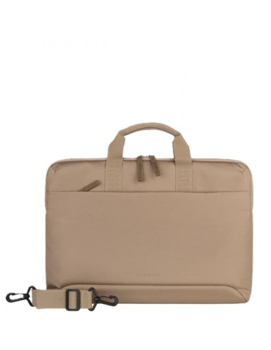 Tucano Smilza Maletin Portatil 15 6" - TamaÃ±o Slim - Sistema Anti-Choques - Mango Doble - Color Beige
