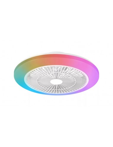 Philips Amigo Flat Fan Ceiling IR RD Ventilador de Techo con Luz LED Hasta 6500K - Aspas Integradas - 20W Ventilador-40W