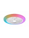 Philips Amigo Flat Fan Ceiling IR RD Ventilador de Techo con Luz LED Hasta 6500K - Aspas Integradas - 20W Ventilador-40W