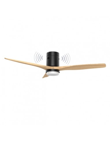Energy Sistem SoundAir Speaker Ventilador de Techo con Luz - Motor DC - Altavoz 5W - Modo Sleep y Modo Breeze - Luz LED