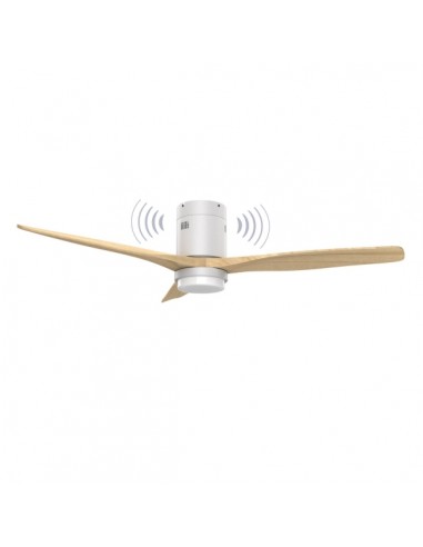 Energy Sistem SoundAir Speaker Ventilador de Techo con Luz - Motor DC - Altavoz 5W - Modo Sleep y Modo Breeze - Luz LED