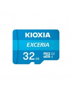 Kioxia Exceria Tarjeta Micro SDHC 32GB UHS-I Clase 10 con Adaptador