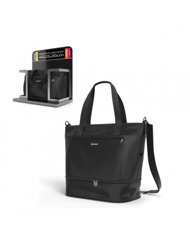 Numada Weekender W40 Bolsa de Viaje Expandible - Capacidad hasta 35L - Poliester Impermeable - Zapatero - Bolsillo para