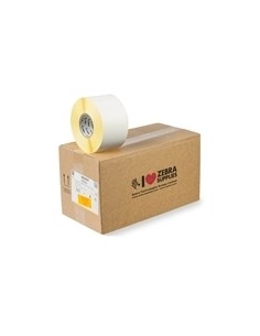 Zebra Z-Perform 1000T Pack de 4 Rollos de Etiquetas Termicas Originales 100x100mm - 1.670 Unidades x Rollo - 3004645