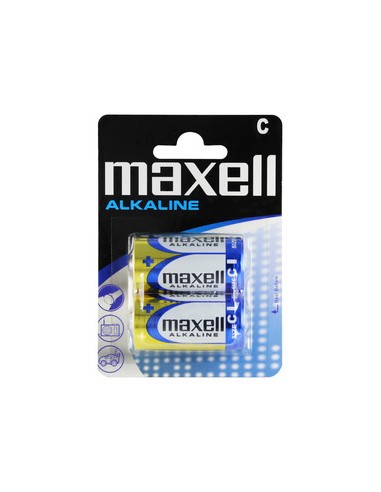 Maxell Pack de 2 Pilas Alcalinas LR14 C