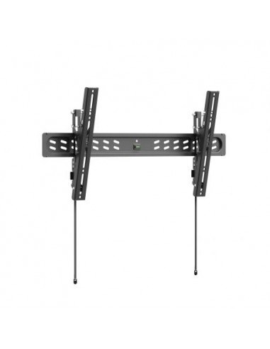 Ewent EW1611 Soporte de Pared fijo para TV 43" hasta 95" - Peso Maximo 60 kg - Inclinable - Ultradelgado - Color Negro