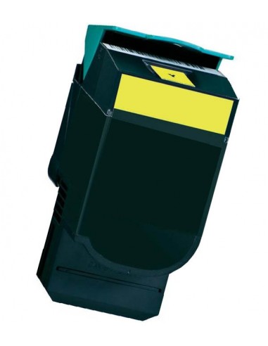 Lexmark CX310 CX410 CX510 Amarillo Cartucho de Toner Generico - Reemplaza 80C2SY0 80C2SYE 802SY