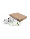 Scotch Pack de 2 Dispensadores Metalicos-4 Cintas Adhesivas Scotch Magic - Para Rollos de hasta 19mm x 13.9m - 66-Adhesivo