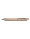 Uni-ball One P Boligrafo Retractil con Punta Fina 0.5mm - Agarre Suave y Comodo - Tinta Color Negro - Cuerpo de Color Marron