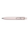 Uni-ball One P Boligrafo Retractil con Punta Fina 0.5mm - Agarre Suave y Comodo - Tinta Color Negro - Cuerpo de Color Rosa