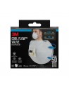 3M Cool Flow Pack de 3 Mascarillas para Particulas FFP2 - Desechable - con Valvula - para Niveles Medios de Particulas -