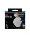 3M Pack de 3 Mascarillas para Particulas FFP2 - Desechable - Sin Valvula - para Niveles Medios de Particulas - Color Blanco