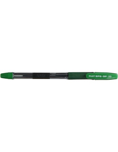 Pilot Boligrafo de Bola BPS-GP - Recargable - Punta Extra Ancha de 1.60mm - Trazo de 0.33mm - Color Verde