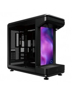 Cooler Master MasterFrame 360 Stage LCD Caja ATX - 2x USB-A 3.2 1x USB-C 4.0 1x Audio y Micro - Pantalla 15 6" FHD - Focos