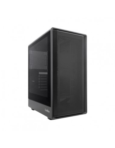 CoolBox Gaming GA700 Darkface Caja Torre ATX - 1 x USB C 3.2 1 x USB A 3.2 1X USB A 2 0 1 x Audio-Micro - Color Negro