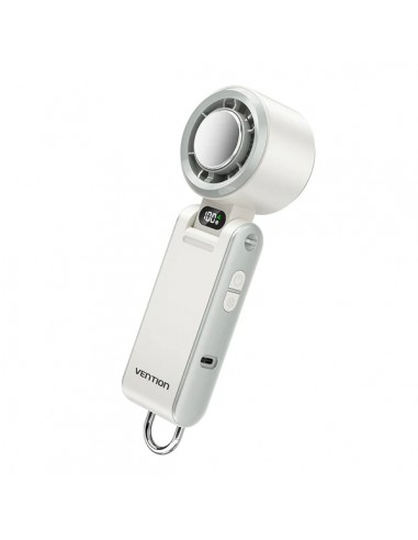 Vention PBC Ventilador de Mano - Velocidad Maxima 13000RPM - Nivel Regulable de 1 a 100 --Funcion Frio - Bateria de 3000mAh