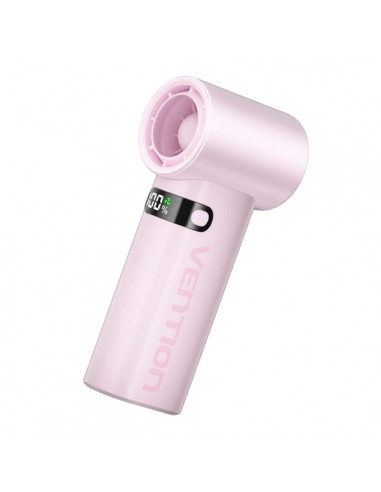 Vention PBE Ventilador de Mano - Velocidad Maxima 17000RPM - Nivel Regulable de 1 a 100 - Bateria de 3000mAh - Pantalla LED -