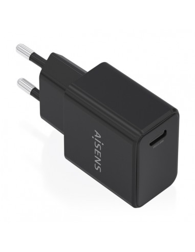 Aisens Cargador Gan 20W - 1xUSB-C PD3.0 - Color Negro