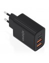 Aisens Cargador Gan 32W - 2xUSB-C PD3.0 - 2xUSB-A QC3.0 - Color Negro
