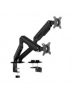 Aisens Soporte de Mesa Eco con Contrapeso Giratorio e Inclinable para Monitor TV de 17-32" - 2 Brazos y 3 Pivotes - Peso