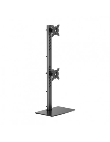 Aisens Soporte de Mesa Eco con Peana Giratorio e Inclinable para 2 Monitores TV de 17-34" - Peso mÃ¡ximo 12Kg - Color Negro
