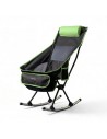 Innovagoods Trillow Silla Mecedora de Camping 2 en 1 Plegable - Soporta 120Kg - Bolsillo Lateral - Bolsa de Transporte